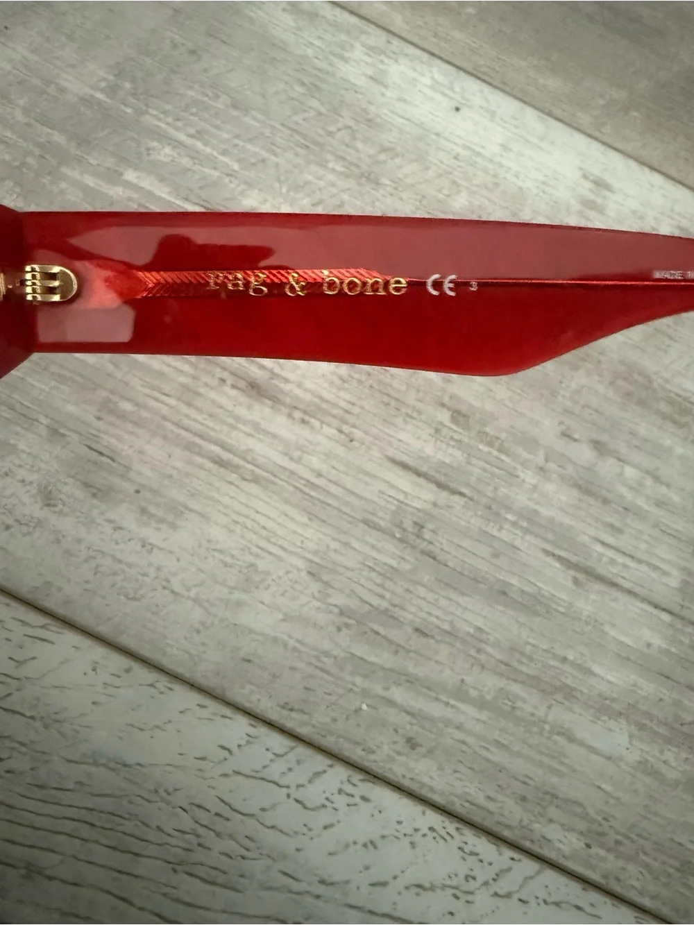 rag & bone Red Rectangular Glasses. Frame Only. Add your prescription! NWT